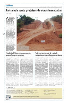 <BR>Data: 18/10/2011<BR>Fonte: Jornal do Senado, v. 9, n. 367, 18 out. 2011. Especial Cidadania<BR>Endereço para citar este documento: -www2.senado.leg.br/bdsf/item/id/225244->www2.senado.leg.br/bdsf/item/id/225244