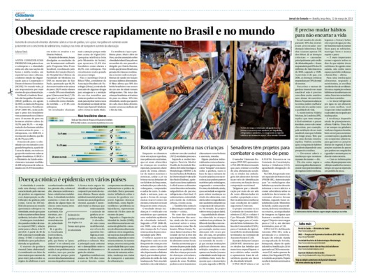 <BR>Data: 05/03/2013<BR>Fonte: Jornal do Senado, v. 10, n. 420, 12 mar. 2013. Especial Cidadania<BR>Endereço para citar este documento: ->www2.senado.leg.br/bdsf/item/id/243316