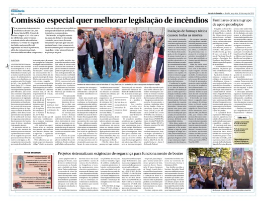 <BR>Data: 26/03/2013<BR>Fonte: Jornal do Senado, v. 10, n. 422, 26 mar. 2013. Especial Cidadania<BR>Endereço para citar este documento: -www2.senado.leg.br/bdsf/item/id/243318->www2.senado.leg.br/bdsf/item/id/243318