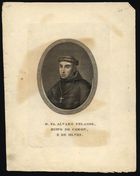 D. Fr. Alvaro Pelagio, bispo de Coron, e de Silves. - [Lisboa : Philopatrica, entre 1806 e 1817] ([Lisboa: : Na Officina de Simão Thaddeo Ferreira]). - 1 gravura : buril, p&b ; 16,6x11,8 cm (matriz)