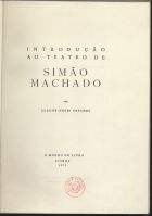 MACHADO, Simão, O.F.M. fl. 1570-1640,<br/>Introdução ao teatro de Simão Machado / Claude-Henri Frèches. - Lisboa : O Mundo do Livro, 1971. - 49, 104, [1] p. em caixa : fac-simil. ; 25 cm