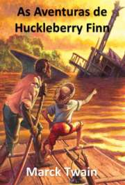 O romance conta a história do pequeno Huck Finn, um miúdo travessso e avesso à escola e a toda a forma de disciplina, filho de um alcoólico inveterado, confiado a duas respeitáveis senhoras e protegido por um juiz, para que o pai não possa pôr as mãos num tesouro que o miúdo e o seu amigo Tom Sawyer haviam encontrado. No entanto, o pai acaba por encontrar o garoto e ambos vivem juntos durante algum tempo, até que Huck foge com Jim, um escravo que pretende atingir o Norte dos Estados Unidos da América, onde a escravatura não existe, e assim encontrar a liberdade. Os dois companheiros separam-se e reencontram-se, no meio de peripécias várias, muitas delas perigosas, incluindo a associação com gente desonesta, diversas experiências violentas e a venda e posterior libertação de Jim, até que se sabe que uma das respeitáveis senhoras falecera, deixando uma fortuna a Huck e a liberdade a Jim. Ao saber que uma tia o quer adotar, porém, Huck foge da «civilização», de que se mostra farto, dirigindo-se para o Oeste ainda por desbravar.
Esta teia de sucessivas aventuras fez a celebridade da obra. Mas para a sua popularidade contribuíram igualmente outros fatores - o carácter parcialmente autobiográfico que Twain lhe deu, enxertando na obra as recordações da sua infância passada nas margens e nas águas do Mississí#960; o paralelismo com factos historicamente verificáveis da História dos Estados Unidos, nomeadamente a escravatura e a luta pela sua abolição; o realismo das falas do escravo negro, que se exprime num peculiar dialeto das regiões do sul do país; a viva reprodução de formas infantis de falar, de pensar e de agir.
Por outro lado, Mark Twain insere o romance nas tradições mais fortes da literatura americana (associada a uma clara influência da literatura romântica europeia), na medida em que apresenta o pequeno Huck Finn como um herói que procura fugir da sociedade, numa tentativa de adquirir liberdade pessoal nas terras não desbravadas do Oeste mítico, onde a vida se pode construir voluntariosamente a partir do zero, longe das cidades, que corporizam uma ameaça à integridade e à identidade pessoais. O tema das Aventuras de Huckleberry Finn é, de facto, o conflito entre a felicidade do homem no seio da natureza e a sua corrupção em sociedade. A trama romanesca é, efetivamente, uma metáfora dramática pela qual o romancista pretende evidenciar esse conflito.

 de aventuras . Download de ebook grátis!