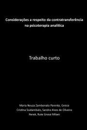   "O objetivo deste trabalho consiste em uma explanação teórica a respeito do conceito de contratransferência, bem como, ressaltar a sua importância para a formação profissional. Realizou-se um estudo teórico a