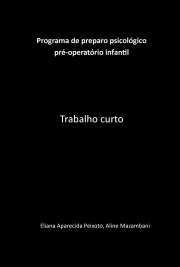   "A Psicologia pediátrica é o campo que aplica os conhecimentos da Psicologia da saúde às crianças com problemas de saúde. Os procedimentos médicos e cirúrgicos são eventos estressantes para crianças e adolescentes em