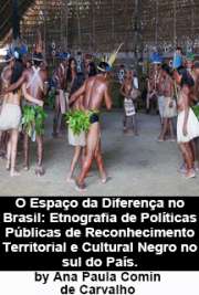   O espaço da diferença no Brasil : etnografia de políticas públicas de reconhecimento territorial e cultural negro no sul do país Instituto de Filosofia e Ciências Humanas