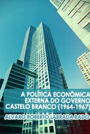 Faculdade de Filosofia, Letras e Ciências Humanas / História Econômica
Universidade de São Paulo

"A tese trata da política econômica internacional desenvolvida pelo govêrno brasileiro, composta pela política de comércio exterior, a política cambial e tarifária, e o balanço de pagamentos, que constituem pilares fundamentais da política de estabilização do PAEG. A política econômica externa, além de contribuir para a estabilidade e o equilíbrio das contas externas, tentou criar as condições para realização de um novo modelo de crescimento, baseado na promoção de exportações e na abertura da economia aos fluxos de comércio e de investimento. A cooperação financeira internacional e a resolução do endividamento externo passaram a ser considerados questões estratégicas para o êxito deste novo modelo. Sem o aval e os recursos do FMI e dos organismos multilaterais dificilmente o plano de estabilização teria sobrevivido."

Baixar livros de História Econômica 
Download ebooks grátis