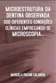   Microestrutura da dentina observada sob diferentes condições clínicas empregando-se microscopia eletrônica e EDS Faculdade de Odontologia de Bauru / Dentística