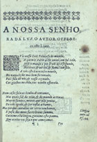 ANDRADE, Miguel Leitão de, 1553-1630<br/>Miscellanea do sitio de N. Sª. da Luz do Pedrogão Grande : apparecimto. de sua sta. imagem, fundação do seu Convto. e da See de Lxa... com mtas. curiozidades e poezias diversas / por Mighel Leitão dªAndra... - Em Lxa. : por Matheus Pinheiro, 1629. - [8], 7 [i.é 8] f., p. 9-635 [i.é 639], [1] p., front., retr., 2 grav. desdobr. : il. ; 4º (17 cm)