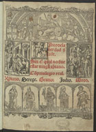 SOARES, João, Bispo de Coimbra 1507-1572,<br/>Libro dela verdad d [sic] la fe sin el qual no due [sic] estar ningu[m] xpiano... / [por frey joam Soarez da ordem de sancto Agustinho]. - Lisboa : por Luis Rodriguez, 20 Enero 1543. - [4], cxxxij f. ; 2º (28 cm)