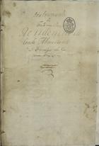 Instrumento de testemunhas, e rezidencia do Conde Almirante D. Francisco da Gama. - Dada em esta minha cidade de Goa aos quinze dias do mes de Janeiro de mil seiscentos e trinta annos. - [1], [88] f., enc. ; 30 cm