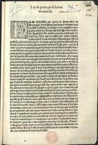 PORTUGAL.. Leis, decretos, etc.<br/>Ley da prata que se laurar em moeda. - [S.l. : s.n., depois de 27 de Junho de 1558]. - [1] f. ; 2º (30 cm)