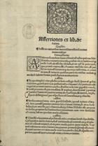 REBELO, Fernando, S.J. 1546-1608,<br/>Assertiones ex lib. De Anima. Questio Possit : ne rationibus naturalibus ostendi animae immortalitas?. - [Eborae : André, de Burgos, depois de 1572]. - [2] f. ; 2º (30 cm)