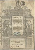 MARCOS de Lisboa, O.F.M. 1510-1591,<br/>Primeira parte das Chronicas da orde[m] dos frades Menores do seraphico padre sam Francisco seu instituidor & primeiro ministro geral que se pode chamar Vitas patru[m] dos Menores / copilada e tomada dos antigos liuros & memorias da ordem per frey Marcos de Lisboa frade Menor da prouincia de Portugal. - Agora segunda vez por elle reuista & emendada. - Lixboa : em casa de Manoel Ioam, 20 Feuereiro 1566. - [12], IX-CCLXIIJ f. ; 2º (29 cm)