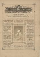 Galeria republicana / propr. João José Baptista ; dir. Magalhães Lima. - A. 1, n. 1 (1882)-a. 2, n. 44 (Out. 1883). - Lisboa : J. J. Baptista, 1882-1883. - 36 cm