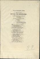 CABREIRA, Frederico Leão, 1800-1880<br/>Ode aos faustissimos annos do Sr. Duque de Saldanha logar-tenente de sua Magestade a Rainha / Frederico Leão Cabreira. - Coimbra : Imp. Universidade, 1847. - 3 p. ; fol.