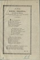 G. L.<br/>Poesia ao Sr. Luigi Ceresa no dia do seu beneficio no R. Theatro de S. João do Porto em 11 de Dezembro de 1852 / Por G. L.. - Porto : [s.n.], 1852. - 2 p. ; fol.