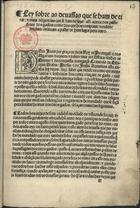 PORTUGAL.. Leis, decretos, etc.<br/>Ley sobre as deuassas que se ham de tirar & mais diligencias que se ham de fazer assi acerca dos passadores dos gados como dos que hos compram vendem mudam ou leuam a pastar de hum lugar pera outro. - Lisboa : [s.n.], 14 Janeiro 1550. - [6] f. ; 2º (29 cm)