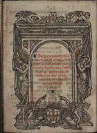 IGREJA CATOLICA.. Liturgia e ritual.<br/>Incipit Manuale missarum secundu cõsuetudine[m] alme curie romane nuncnuper diligenti cura reuisu[m] multisque missis appositis que alijs deside rabuntur ac quibusdam denuo cõpositis. - Ulixbone : per Germanu[m] Galhard [sic], pridie Kale[n]das Iulij 1560 [30 Jun. 1560]. - [20] ; LXXX f. : il., not. mus. ; 4º (22 cm)