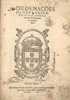 PORTUGAL.. Leis, decretos, etc.<br/>Ordenações da noua ordem do iuizo, sobre o abreuiar das demandas & execuções dellas. - Em Lisboa : per Manoel Ioam, 1578. - [10] f. ; 2º (28 cm)