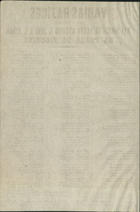 SANTOS, Jerónimo Rosa dos<br/>Varias ratices que se observam na nolte de Santo Antonio, S. João, e S. Pedro na Praça da Figueira : versos / Jeronymo Roza dos Santos. - Lisboa : Typ. A. J. Germano, [18--]. - 1 p. ; fol.