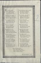 Sou uma pobre saloia... : quadras pedindo um beneficio para o Asylo da Infancia. - Lisboa : Typ. de J. B. Morando, 1840. - 1 p. ; fol.