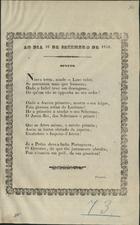 FONSECA, ca 18--<br/>Soneto ao dia 16 de Setembro de 1856 / Fonseca. - Goa : [s.n.], 1856. - 1 p. ; fol.