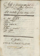 ACTO SACRAMENTAL DA DEGOLACAO DE SAO JOAO BAPTISTA...<br/>Acto sacramental da degolação de S. João Baptista intitulado Ha mortes q[ue] dão mais vida 1784 Out. 4. - [1], 27 f., enc. ; 21 cm