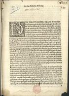 PORTUGAL.. Leis, decretos, etc.<br/>Ley das Pescarias & da caça. - [Lisboa : Manuel João, 1 de Iulho de 1565]. - [3] f. ; 2º (30 cm)