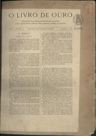 O livro de ouro : biographias dos personagens mais distinctos em politica, armas, religião, letras... : publicação para Portugal e Brasil. - A. 1, vº 1 (Jan. 1885) - a. 2, vº 1 (Set. 1886). - Lisboa : Typ. Elzeviriana, 1885. - 34 cm