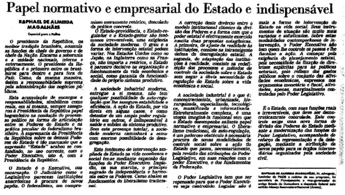 <BR>Data: 11/08/1985<BR>Fonte: Folha de São Paulo, São Paulo, p. 12, 11/08/ de 1985<BR>Endereço para citar este documento: -www2.senado.leg.br/bdsf/item/id/109892->www2.senado.leg.br/bdsf/item/id/109892