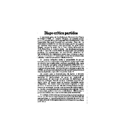 <BR>Data: 11/09/1985<BR>Fonte: Jornal de Brasília, Brasília, nº 3895, 11/09/ de 1985<BR>Endereço para citar este documento: -www2.senado.leg.br/bdsf/item/id/110116->www2.senado.leg.br/bdsf/item/id/110116