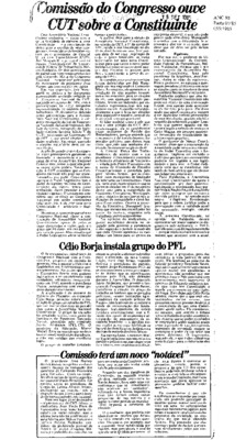 <BR>Data: 18/09/1985<BR>Fonte: Jornal de Brasília, Brasília, nº 3901, p. 2, 18/09/ de 1985<BR>Endereço para citar este documento: -www2.senado.leg.br/bdsf/item/id/110358->www2.senado.leg.br/bdsf/item/id/110358