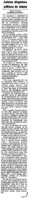 <BR>Data: 25/09/1985<BR>Fonte: Correio Braziliense, Brasília, nº 8212, p. 3, 25/09/ de 1985<BR>Endereço para citar este documento: -www2.senado.leg.br/bdsf/item/id/110185->www2.senado.leg.br/bdsf/item/id/110185