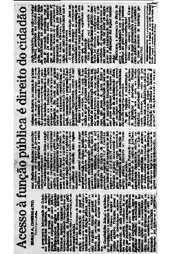 <BR>Data: 29/09/1985<BR>Fonte: Folha de São Paulo, São Paulo, p. 12, 29/09/ de 1985<BR>Endereço para citar este documento: -www2.senado.leg.br/bdsf/item/id/110728->www2.senado.leg.br/bdsf/item/id/110728