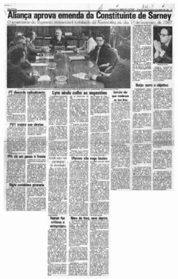 <BR>Data: 26/06/1985<BR>Fonte: Correio Braziliense, Brasília, nº 8121, p. 3, 26/06/ de 1985<BR>Endereço para citar este documento: -www2.senado.leg.br/bdsf/item/id/110620->www2.senado.leg.br/bdsf/item/id/110620