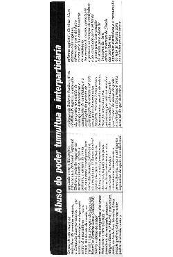 <BR>Data: 26/06/1985<BR>Fonte: Jornal da Tarde, São Paulo, nº 6003, p. 6, 26/06 de 1985<BR>Endereço para citar este documento: -www2.senado.leg.br/bdsf/item/id/110548->www2.senado.leg.br/bdsf/item/id/110548