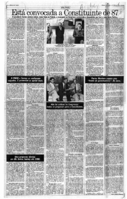 <BR>Data: 29/06/1985<BR>Fonte: Jornal da Tarde, São Paulo, nº 6006, p. 4, 29/06 de 1985<BR>Endereço para citar este documento: -www2.senado.leg.br/bdsf/item/id/110587->www2.senado.leg.br/bdsf/item/id/110587