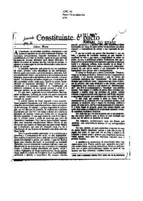 <BR>Data: 20/12/1986<BR>Fonte: Jornal do Brasil, Rio de Janeiro, p. 11, 20/12/ de 1986<BR>Endereço para citar este documento: ->www2.senado.leg.br/bdsf/item/id/116676