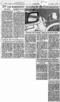 <BR>Data: 24/12/1986<BR>Fonte: Folha de São Paulo, São Paulo, p. a6, 24/12/ de 1986<BR>Endereço para citar este documento: -www2.senado.leg.br/bdsf/item/id/116059->www2.senado.leg.br/bdsf/item/id/116059