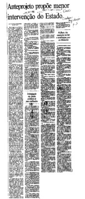 <BR>Data: 30/12/1986<BR>Fonte: Gazeta Mercantil, São Paulo, p. 21, 30/12/ de 1986<BR>Endereço para citar este documento: ->www2.senado.leg.br/bdsf/item/id/115453