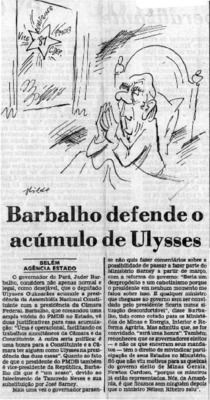 <BR>Data: 30/12/1986<BR>Fonte: O Estado de São Paulo, São Paulo, p. 4, 30/12/ de 1986<BR>Endereço para citar este documento: ->www2.senado.leg.br/bdsf/item/id/114363