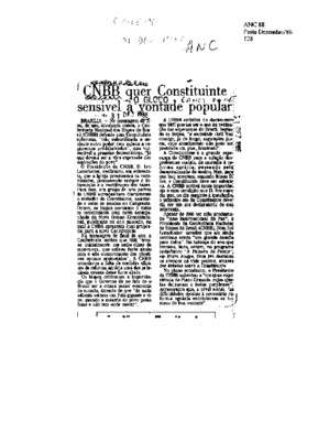 <BR>Data: 31/12/1986<BR>Fonte: O Globo, Rio de Janeiro, p. 5, 31/12/ de 1986<BR>Endereço para citar este documento: -www2.senado.leg.br/bdsf/item/id/116468->www2.senado.leg.br/bdsf/item/id/116468