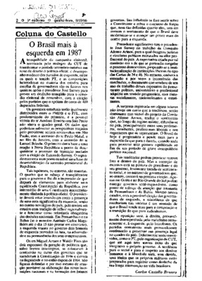 <BR>Data: 08/10/1986<BR>Fonte: Jornal do Brasil, Rio de Janeiro, p. 2, 08/10/ de 1986<BR>Endereço para citar este documento: -www2.senado.leg.br/bdsf/item/id/117805->www2.senado.leg.br/bdsf/item/id/117805