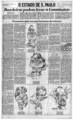 <BR>Data: 16/10/1986<BR>Fonte: O Estado de São Paulo, São Paulo, p. 84, 16/10/ de 1986<BR>Endereço para citar este documento: -www2.senado.leg.br/bdsf/item/id/110792->www2.senado.leg.br/bdsf/item/id/110792