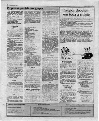 <BR>Data: 18/10/1986<BR>Fonte: Correio Braziliense, Brasília, nº 8595, p. 8, 18/10/ de 1986<BR>Endereço para citar este documento: -www2.senado.leg.br/bdsf/item/id/117695->www2.senado.leg.br/bdsf/item/id/117695