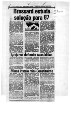 <BR>Data: 30/10/1986<BR>Fonte: Correio Braziliense, Brasília, nº 8607, p. 6, 30/10/ de 1986<BR>Endereço para citar este documento: -www2.senado.leg.br/bdsf/item/id/117779->www2.senado.leg.br/bdsf/item/id/117779