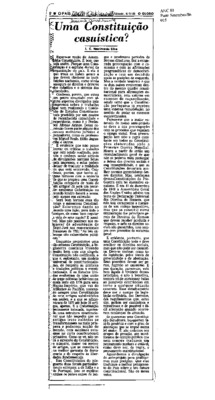 <BR>Data: 06/09/1986<BR>Fonte: O Globo, Rio de Janeiro, p. 6, 06/09/ de 1986<BR>Endereço para citar este documento: -www2.senado.leg.br/bdsf/item/id/117507->www2.senado.leg.br/bdsf/item/id/117507