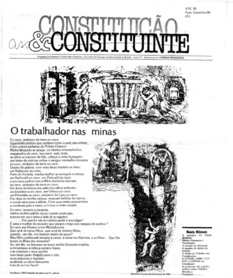 <BR>Data: 20/09/1986<BR>Fonte: Correio Braziliense, Brasília, nº 8567, p. 5-6, 20/09/ de 1986<BR>Endereço para citar este documento: ->www2.senado.leg.br/bdsf/item/id/117416