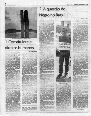 <BR>Data: 27/09/1986<BR>Fonte: Correio Braziliense, Brasília, nº 8574, p. 2-3, 27/09/ de 1986<BR>Endereço para citar este documento: -www2.senado.leg.br/bdsf/item/id/117364->www2.senado.leg.br/bdsf/item/id/117364