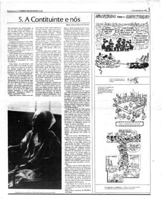 <BR>Data: 27/09/1986<BR>Fonte: Correio Braziliense, Brasília, nº 8574, p. 5, 27/09/ de 1986<BR>Endereço para citar este documento: -www2.senado.leg.br/bdsf/item/id/117550->www2.senado.leg.br/bdsf/item/id/117550